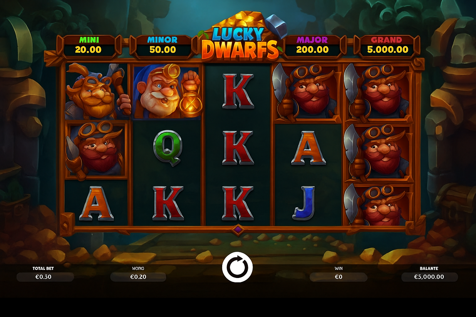 Lucky Dwarfs gameplay